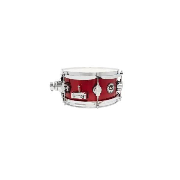 DWe Caisse Claire 10"x 05" Black Cherry Metallic Lacquer Bundle