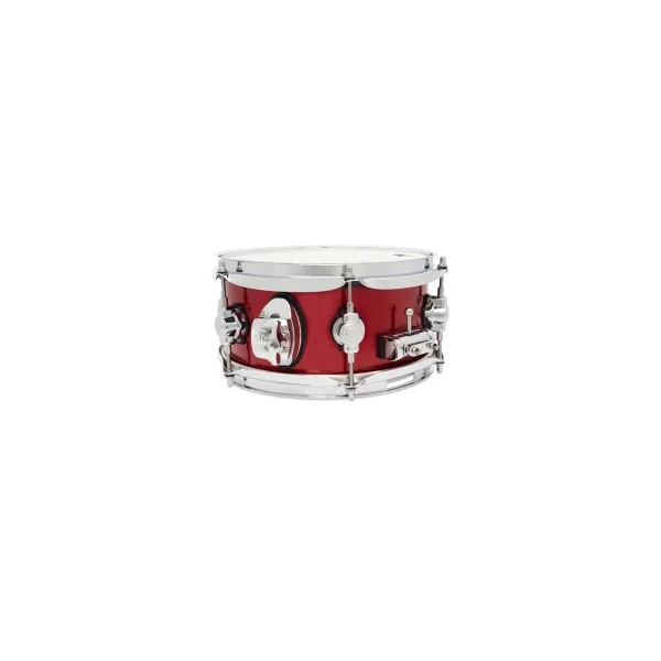 DWe Caisse Claire 10"x 05" Black Cherry Metallic Lacquer Bundle