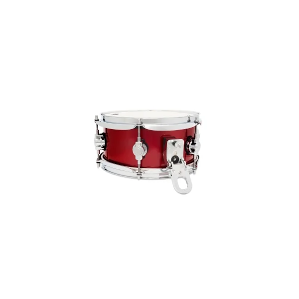 DWe Caisse Claire 10"x 05" Black Cherry Metallic Lacquer Bundle