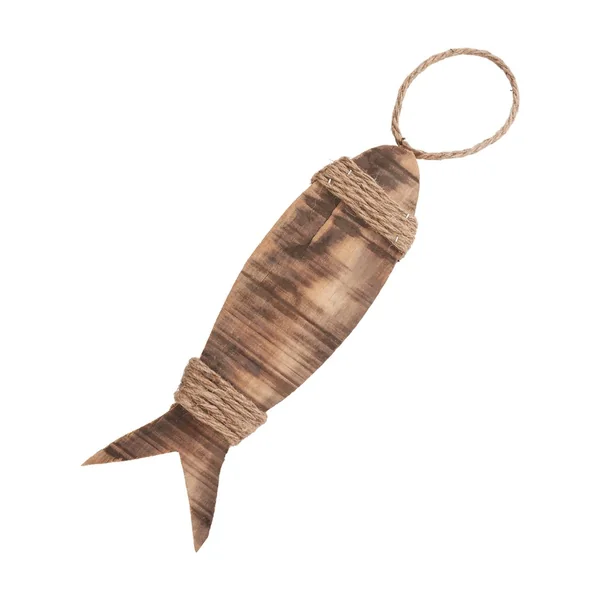 Déco en bois à suspendre poisson