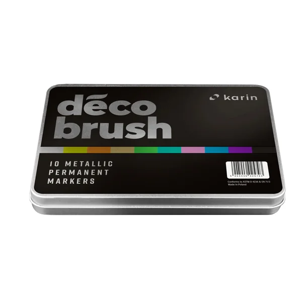 Décobrush Metallic Karin, set de 10 ccouleurs
