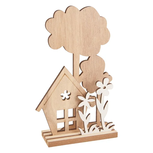 Décoration à emboîter en bois VBS « Maison dans la verdure »