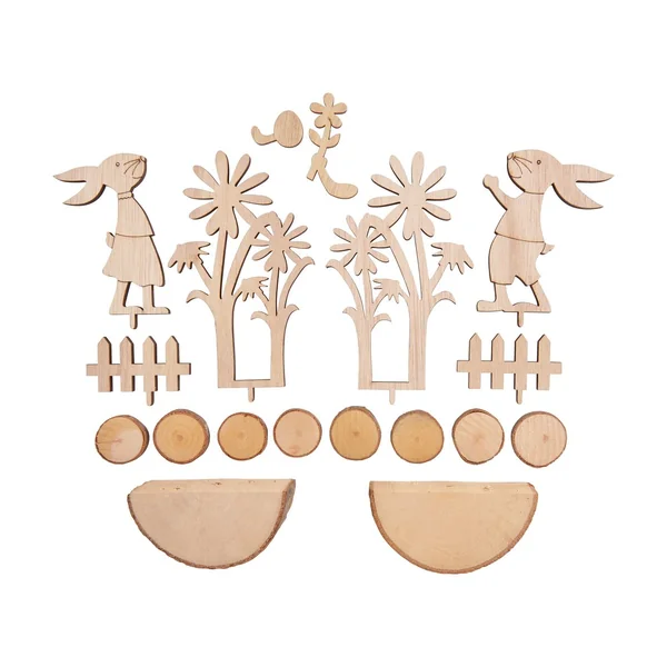 Décorations à emboîter VBS « Lapins de Pâques véloces »