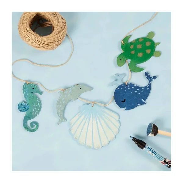 Décorations à suspendre « Animaux marins », 5 pc.