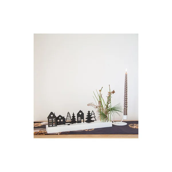 Découpes en papier « Maisons et arbres »