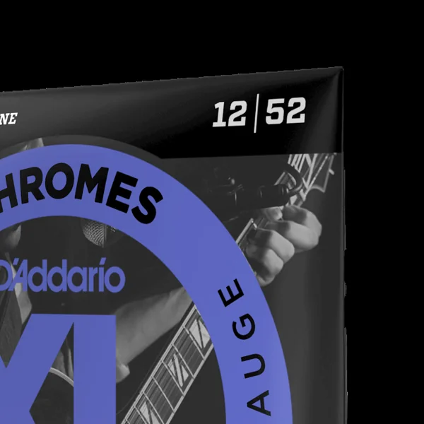 ECG25 Chromes Flat Wound, Light, 12-52 - jeu de 6 cordes
