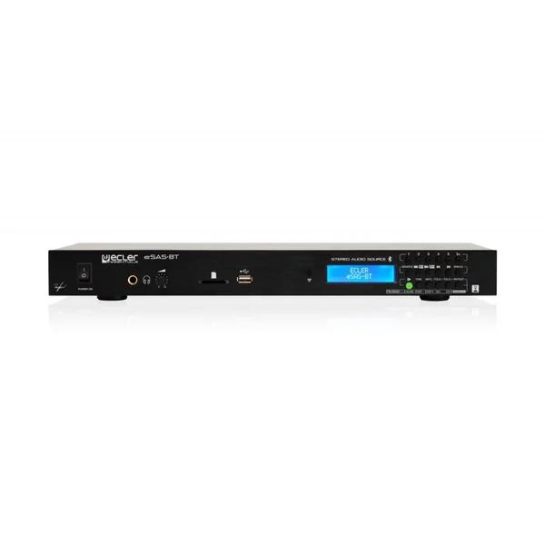 ECLER eSAS-BT Lecteur audio Multi-Sources avec connexion sans fil Bluetooth