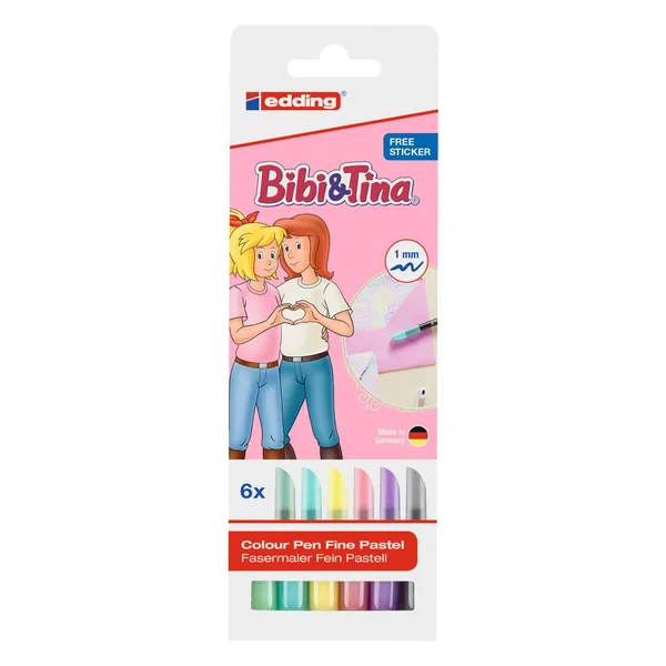 edding 1200 COLOR PEN pastel « Bibi & Tina »