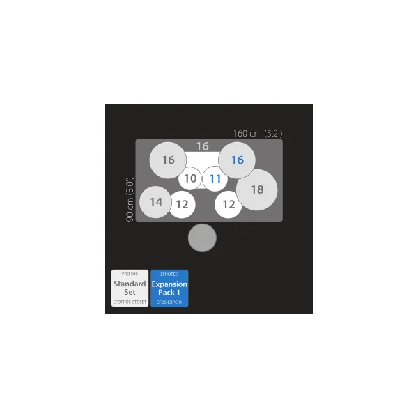 EFNOTE Pro 501 Batterie Traditional Set