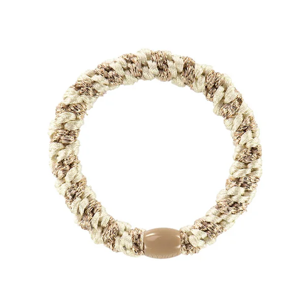 Elastique cheveux Beige Glitter - Kknekki