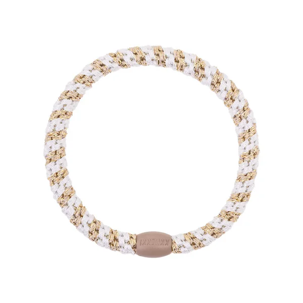 Elastique cheveux Beige Glitter Slim - Kknekki
