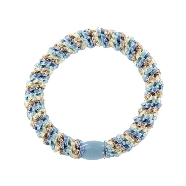 Elastique cheveux Bleu ciel & Glitter - Kknekki