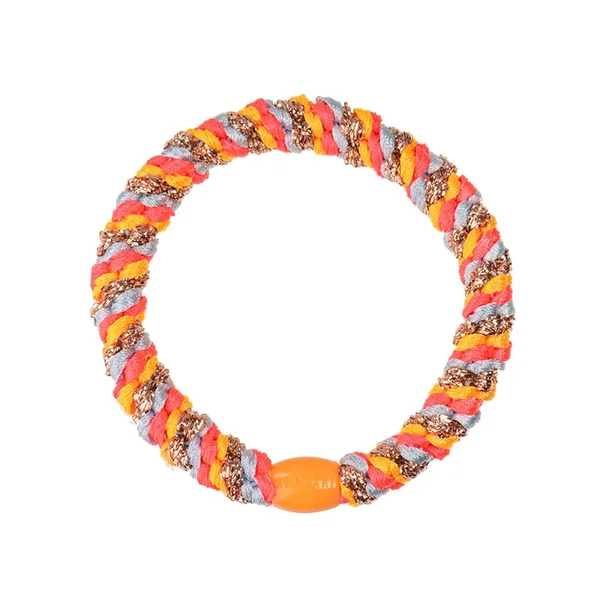 Elastique cheveux Orange fluo & Glitter - Kknekki