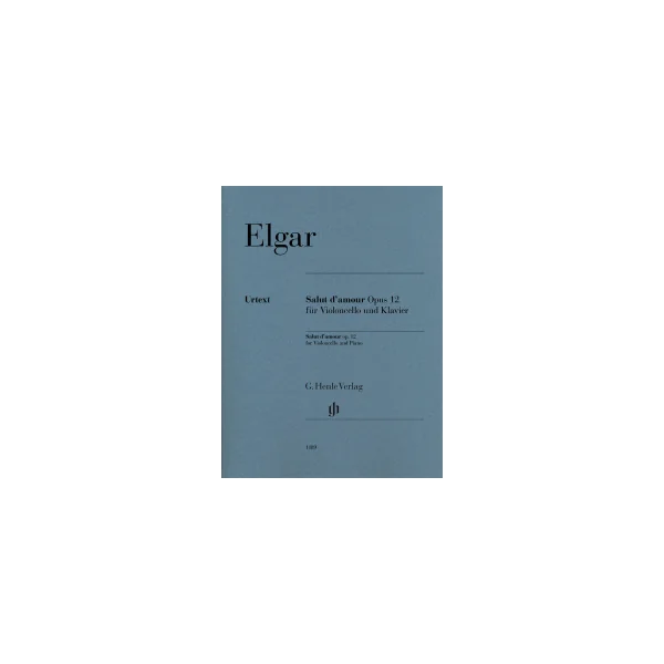 Elgar E. Salut D'amour OP 12 Violoncelle-1