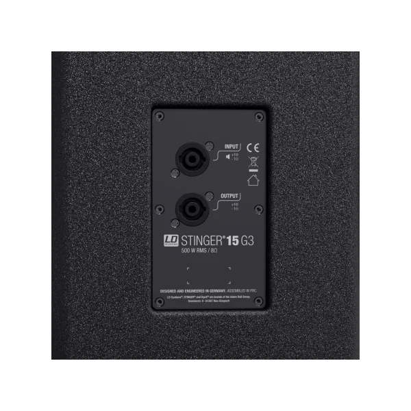 Enceinte Passive LD Systems STINGER 15 G3, 2 voies bass reflex, 15 pouces