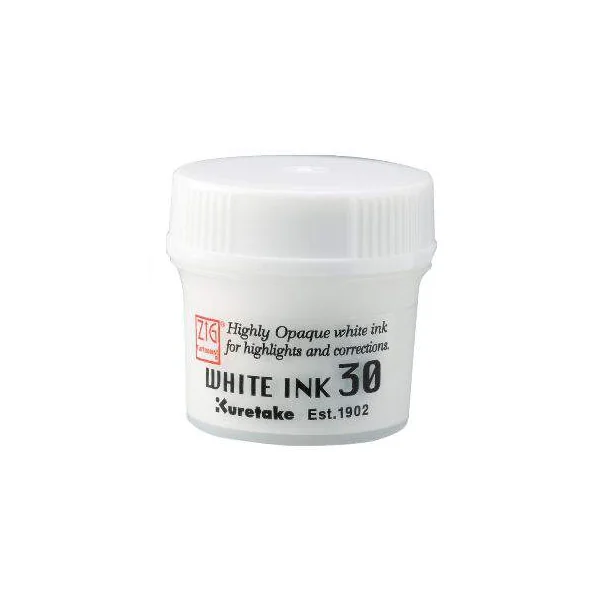 Encre blanche opaque 30 ml Kuretake