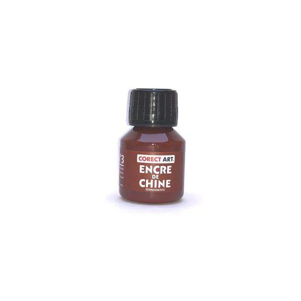 Encre de Chine Corect'Art - 6 couleurs en flacon de 50 ml