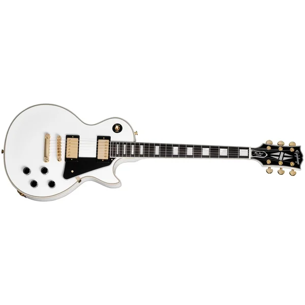 Epiphone Les Paul Custom Alpine White Inspired By Gibson