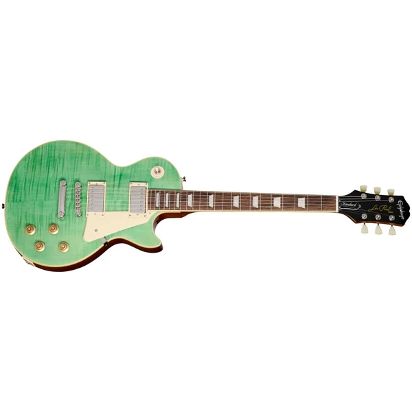 Epiphone Les Paul Standard 50s Figured Seafoam Green + Housse