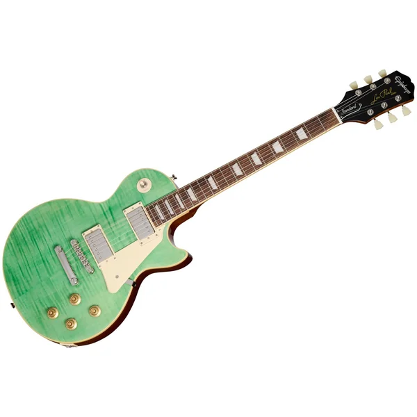 Epiphone Les Paul Standard 50s Figured Seafoam Green + Housse