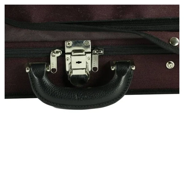 ESTUCHE VIOLÍN MAURIZIO RIBONI Z86 NEGRO BURDEOS