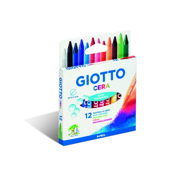Etui de 12 crayons cire Cera assortis