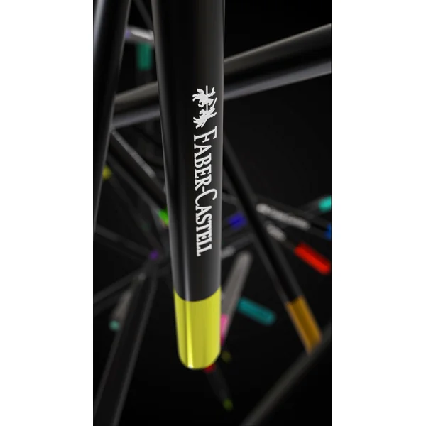 Etui de 12 crayons de couleurs Black Edition