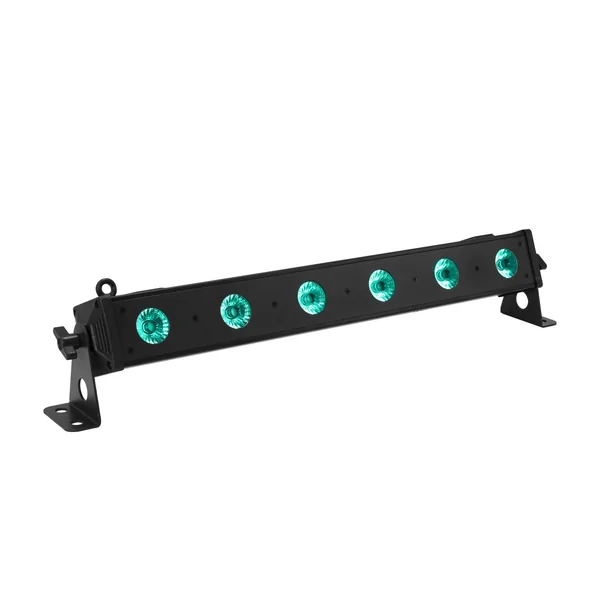EUROLITE Set 2x LED BAR-6 QCL RGB+UV Bar + Soft Bag
