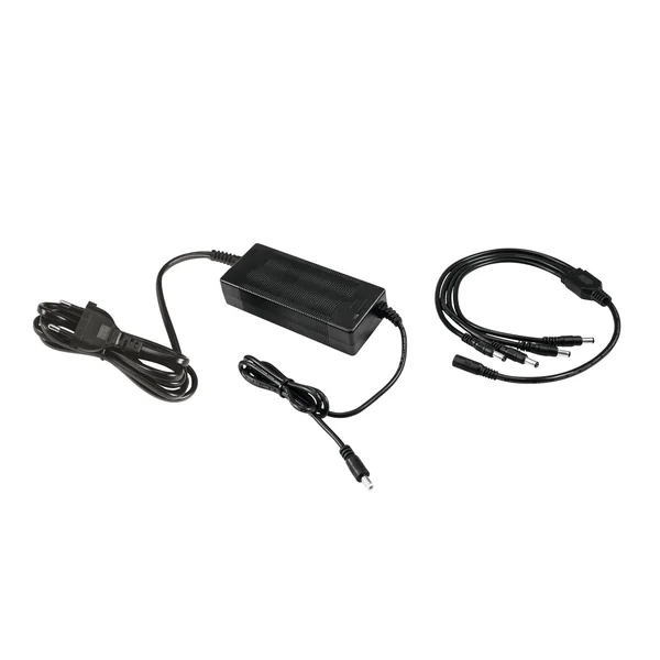 EUROLITE Set 4x AKKU IP Flat Light 3 bk + Charger + Soft Bag