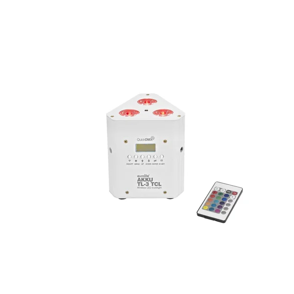 EUROLITE Set 4x AKKU TL-3 TCL white + SB-4 Soft Bag