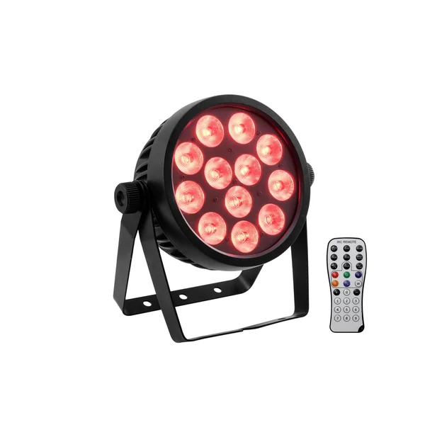 EUROLITE Set 4x LED 4C-12 Silent Slim Spot + Case