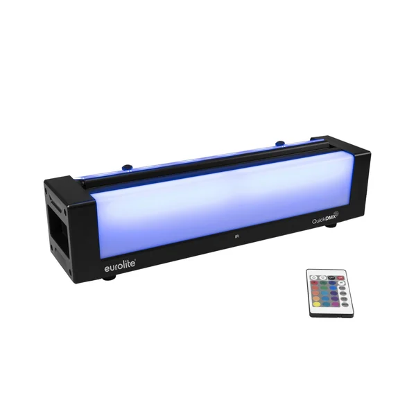 EUROLITE Set AKKU 2x Flat light 3 bk + Bar-6 + Stands