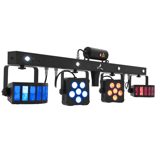 EUROLITE Set LED KLS Laser Bar PRO FX Light Set + M-4 Speaker System Stand