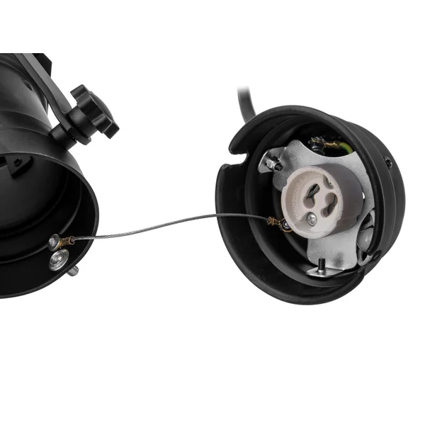 EUROLITE Set PAR-16 Spot GU-10 black + GU-10 230V LED SMD 7W 3000K