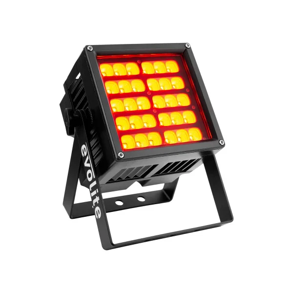 Evolite ARCHITECH 150 BAT IP65 : projecteur éclairage 30 LED de 5W RGB