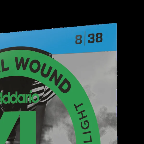 EXL130 Nickel Wound, Extra-Super Light, 8-38 - jeu de 6 cordes