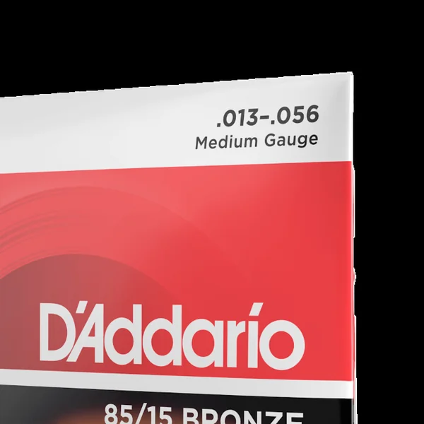 EZ930 85/15 Bronze Acoustic Guitar Strings, Medium, 13-56 - jeu de 6 cordes