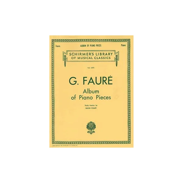 Faure G. Album Piano
