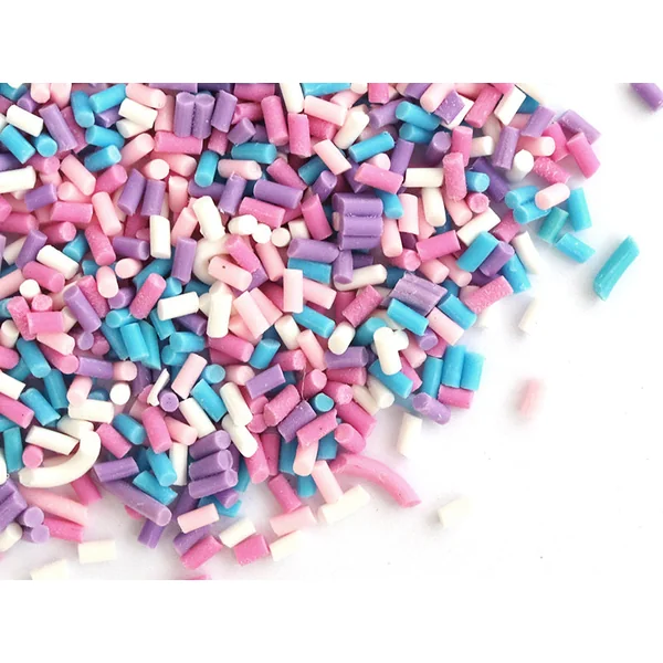 Faux vermicelles couleurs froides pour pâte fimo ou résine.