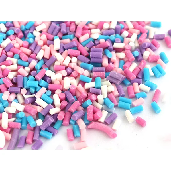Faux vermicelles couleurs froides pour pâte fimo ou résine.
