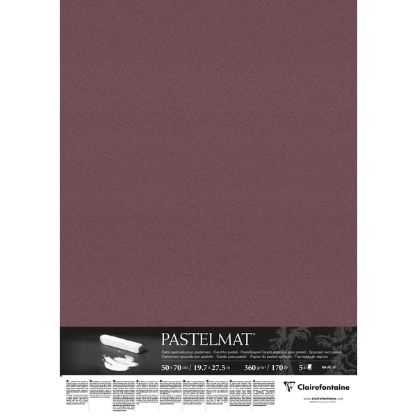 Feuille Pastelmat 50x70 cm 360g