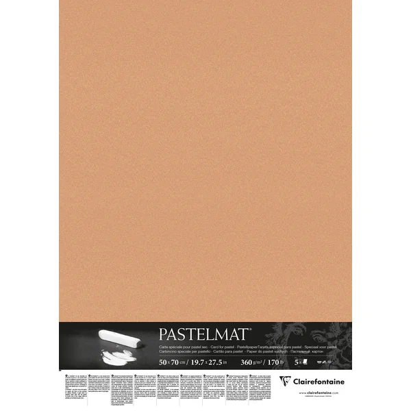 Feuille Pastelmat 50x70 cm 360g
