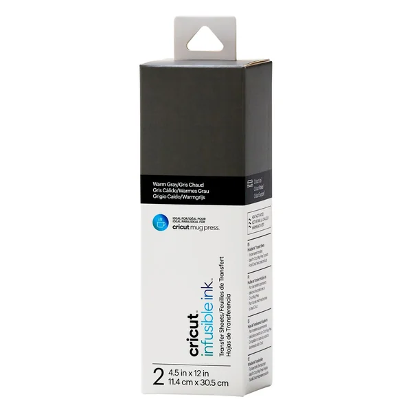Feuilles de transfert unies Cricut « Infusible Ink », 11,4 x 30,5 cm