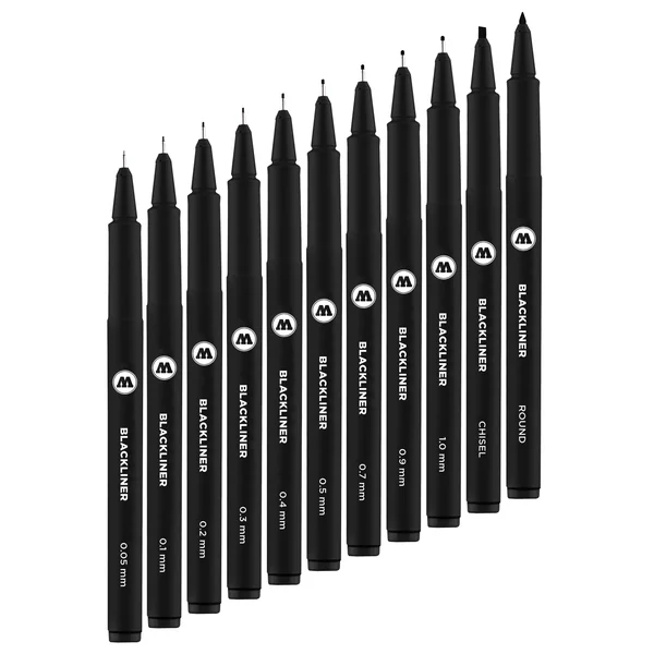 Feutre Blackliner set x 11