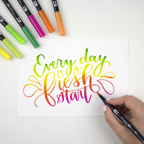 Feutre dual brush pen ABT étui 6 "Candy"