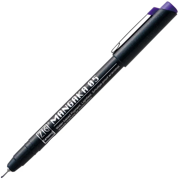Feutre Mangaka à pointe fine 0.45 mm brun ou violet