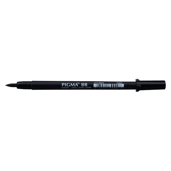 Feutre pinceau Pigma Brush Pen noir Fin/Moyen-Gras