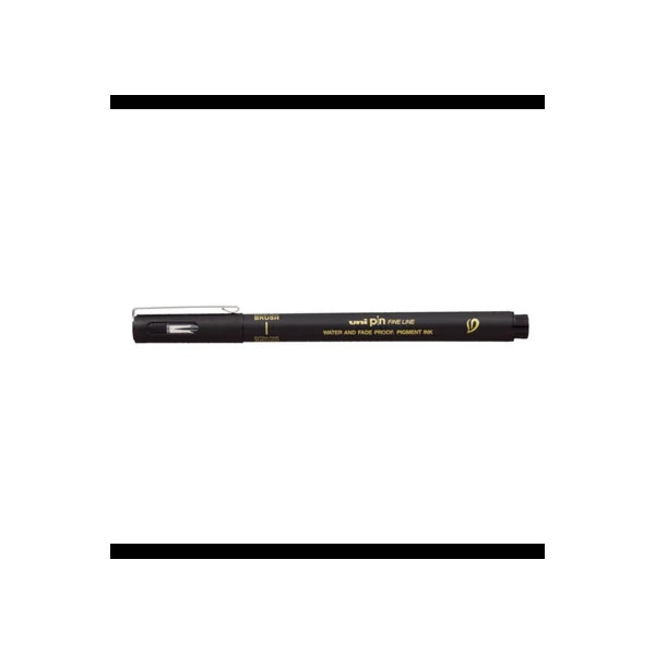 Feutre technique uni Pin noir pointe brush Extra-fine