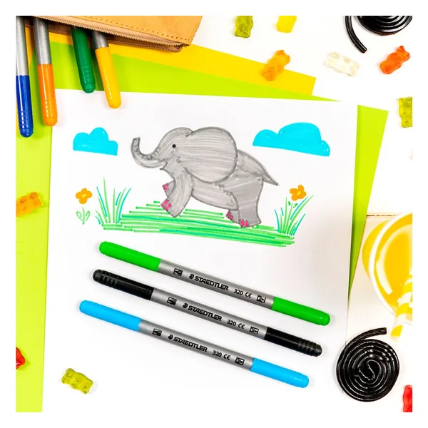 Feutres de coloriage double pointe STAEDTLER Noris
