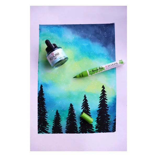 Feutres Duotip Talens Ecoline « Set botanique »